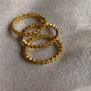 Gorjana stacking rings